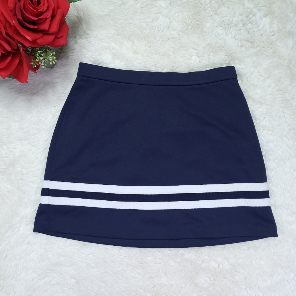 NWT GTM Sportswear Dark Blue and White Skirt Size S